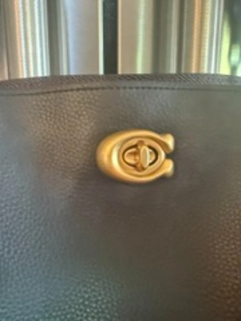 Coach Pebble Leather Small Satchel
